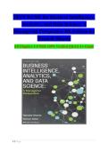 Test Bank for Business Intelligence&comma; Analytics&comma; and Data Science&colon; A Managerial Perspective&comma; 4th Edition by Ramesh Sharda &ndash; Practice Questions&comma; Answers & Exam Review 2026&sol;2027