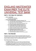 2026&sol;2027 UK Wastewater Management & Engineering Exam Prep&colon; The Elite Universal Test Bank &lpar;Q&A&rpar;