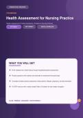 Health Assessment for Nursing Practice 7th Edition &ndash; Nursing Assessment Questions & Answers &vert; Complete Study Review PDF