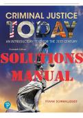 Criminal Justice Today 16th Edition &ndash; Solutions Manual and Complete Criminal Justice Practice Material