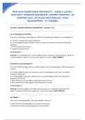 NUR 2459 RASMUSSEN UNIVERSITY - EXAM 2 LATEST 2026&sol;2027 &vert; NURSING DIAGNOSIS &vert; EXPERT VERIFIED &vert; 40 VERIFIED Q&A &vert; DETAILED RATIONALES &vert; PASS GUARANTEED &ndash; A&plus; GRADED
