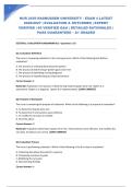 NUR 2459 RASMUSSEN UNIVERSITY - EXAM 4 LATEST 2026&sol;2027 &vert; EVALUATION & OUTCOMES &vert; EXPERT VERIFIED &vert; 40 VERIFIED Q&A &vert; DETAILED RATIONALES &vert; PASS GUARANTEED &ndash; A&plus; GRADED