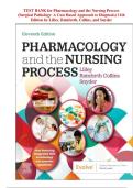 Test Bank for Pharmacology and the Nursing Process&colon; Surgical Pathology&mdash;A Case-Based Approach to Diagnosis&comma; 11th Edition&comma; associated with the work of Lilley&comma; Rainforth Collins&comma; and Snyder&period;