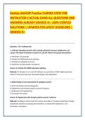 Barkley AGACNP Practice FLORIDA STATE FIRE &NewLine;INSTRUCTOR 3 ACTUAL EXAM ALL QUESTIONS AND &NewLine;ANSWERS ALREADY GRADED A&plus;&period; 100&percnt; VERIFIED &NewLine;SOLUTIONS &vert; UPDATED PER LATEST GUIDELINES &vert; &NewLine;GRADED A&plus;