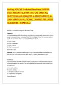 Barkley AGPCNP Predictor&sol;Readiness FLORIDA &NewLine;STATE FIRE INSTRUCTOR 3 ACTUAL EXAM ALL &NewLine;QUESTIONS AND ANSWERS ALREADY GRADED A&plus;&period; &NewLine;100&percnt; VERIFIED SOLUTIONS &vert; UPDATED PER LATEST &NewLine;GUIDELINES &vert; GRADED A