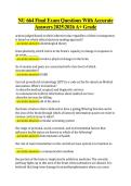 NU 664 Final Exam Questions With Accurate &NewLine;Answers 20252026 A&plus; Grade 