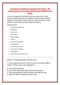 ATI Capstone Comprehensive Assessment Form A Exam &ndash; 200 Complete Questions and Answers with Rationales 2026&sol;2027 Latest Update 