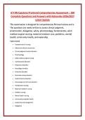 ATI RN Capstone Proctored Comprehensive Assessment &ndash; 200 Complete Questions and Answers with Rationales 2026&sol;2027 Latest Update