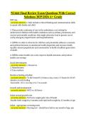 NU664 Final Review Exam Questions With Correct &NewLine;Solutions 20252026 A&plus; Grade 