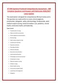 Nursing Capstone Full Complete Exam Bundle 