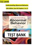 Understanding Abnormal Behavior &lpar;12th Edition&rpar;