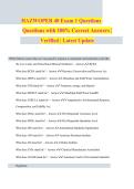 HAZWOPER 40 Exam 1 &vert; 100 Practice Questions with Answers & Rationales &vert; Verified Study Guide &vert; Updated 2027
