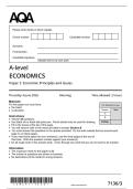 2026 AQA A-Level Economics Paper 3 QP & MS &lbrack;2026&rsqb;