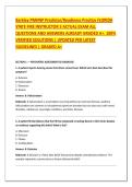 Barkley PMHNP Predictor&sol;ACTUAL EXAM ALL &NewLine;QUESTIONS AND ANSWERS ALREADY GRADED A&plus;&period; 100&percnt; &NewLine;VERIFIED SOLUTIONS &vert; UPDATED PER LATEST &NewLine;GUIDELINES &vert; GRADED A&plus;