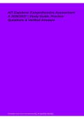 ATI Capstone Comprehensive Assessment A Study Guide Practice Questions Verified 2026&sol; 2027