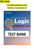 A Concise Introduction to Logic &lpar;14th Edition&rpar;