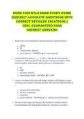 NURS 5350 M1L4 EXAM STUDY GUIDE &NewLine;2026&sol;2027 ACCURATE QUESTIONS WITH &NewLine;CORRECT DETAILED SOLUTIONS &vert;&vert; &NewLine;100&percnt; GUARANTEED PASS &NewLine;<NEWEST VERSION> &NewLine;
