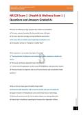 NR222 Exam 1 &vert; Health & Wellness Exam 1 &vert; Questions and Answers Graded A&plus;