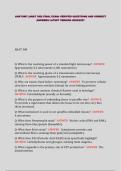 ANATOMY &lpar;ANAT 380&rpar; FINAL EXAM&colon; VERIFIED QUESTIONS AND CORRECT ANSWERS LATEST VERSION 2026&sol;2027&NewLine;&NewLine;&NewLine;&NewLine;&NewLine;