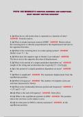 PHYS 165 MODULE 6 VERIFIED ANSWERS AND QUESTIONS - MOST RECENT EDITION 2026&sol;2027