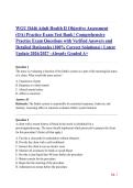 WGU D446 OA Adult Health II &lpar;2&rpar; Practice Review Study Bundle&excl;&excl;