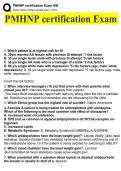 NR 546 Comprehensive Certification Exam Questions & Answers &vert; Advanced Psychopharmacology &vert; PMHNP &vert; 2026