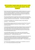 SSCP 5th Edition Question Bank with all Correct & 100&percnt; Verified Answers &vert;Actual Complete Update &vert;Already Graded A&plus;