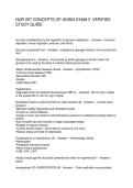 NUR 257 CONCEPTS OF AGING EXAM 3 VERIFIED STUDY GUIDE