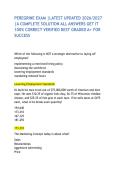 PEREGRINE EXAM &vert;LATEST UPDATED 2026&sol;2027 &vert;A COMPLETE SOLUTION ALL ANSWERS GET IT 100&percnt; CORRECT VERIFIED BEST GRADED A&plus; FOR SUCCESS