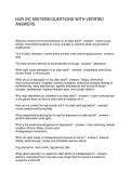 NUR 257 MIDTERM QUESTIONS WITH VERIFIED ANSWERS