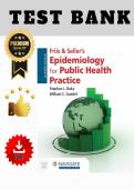 Test Bank for Friis & Sellers' Epidemiology for Public Health Practice&comma; 7th Edition by Buka & Goedel &vert; All chapters 