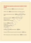 MN 568 Exam questions and answers Graded A&plus; latest&NewLine;update&NewLine;2 terms for toenail fungus - Onychomycosis and tinea unguium&NewLine;ABCDE of skin - Asymmetrical&comma; border&comma; color&comma; diameter&comma; evolving&NewLine;Difference between skin tone rashes&quest; - Darker skin tone means darker
