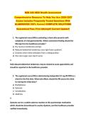 BSN 246 HESI Health Assessment &NewLine;Comprehensive Resource To Help You Ace 2026-2027 &NewLine;Exams Includes Frequently Tested Questions With &NewLine;ELABORATED 100&percnt; Correct COMPLETE SOLUTIONS  &NewLine;Guaranteed Pass First Attempt&excl;&excl; Current Update&excl;&excl; &NewLine;