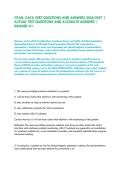 CPAN&comma; CAPA CERT QUESTIONS AND ANSWERS 2026&sol;2027 &vert;&NewLine;ACTUAL TEST QUESTIONS AND ACCURATE ANSWERS &vert;&NewLine;GRADED A&plus; &NewLine;