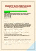 CONSTRUCTION LAW AND SAFETY&colon; NEVADA CONTRACTOR EXAM &NewLine;REVIEW 2026 ACTUAL EXAM QUESTIONS WITH VERIFIED ANSWERS &NewLine;AND DETAILED RATIONALES NEWEST UPDATE&excl;&excl;&excl; 