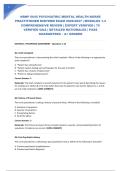 NRNP 6645 PSYCHIATRIC MENTAL HEALTH NURSE PRACTITIONER MIDTERM EXAM 2026&sol;2027 &vert; MODULES 1-4 COMPREHENSIVE REVIEW &vert; EXPERT VERIFIED &vert; 75 VERIFIED Q&A &vert; DETAILED RATIONALES &vert; PASS GUARANTEED &ndash; A&plus; GRADED