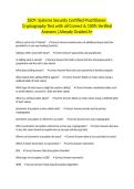 SSCP&colon; Systems Security Certified Practitioner&colon; Cryptography Test with all Correct & 100&percnt; Verified Answers &vert;Already Graded A&plus;