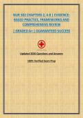 NUR 302 CHAPTERS 2&comma; 4-8 &vert; EVIDENCE-BASED PRACTICE&comma; FRAMEWORKS AND COMPREHENSIVE REVIEW