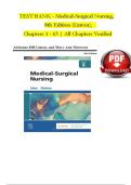 Test Bank for Medical-Surgical Nursing 8th Edition by Mary Ann Linton & Adrianne Dill Matteson &vert; Chapters 1&ndash;63 &vert; Latest 2026&sol;2027