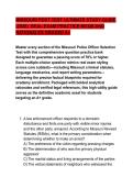 MISSOURI POST TEST ULTIMATE STUDY GUIDE &NewLine;&lpar;2026&rpar;  REAL EXAM PRACTICE MCQS AND &NewLine;RATIONALES GRADED A&plus;
