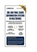 NR 360 Exam 1&comma; Exam 2 & Final Exam Bundle Information Systems in Healthcare Q&A &vert;  2026&sol;2027 chamberlain