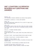 OPENSTAX MICROBIOLOGY TEST BANK OpenStax Microbiology THIS TEST BANK COVERS ALL CHAPTERS 1-26 OF THE BOOK