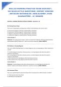 NSG 222 NURSING - PRACTICE EXAM 2026&sol;2027 &vert; 100 NCLEX-STYLE QUESTIONS &vert; EXPERT VERIFIED &vert; DETAILED RATIONALES &vert; NGN-ALIGNED &vert; PASS GUARANTEED &ndash; A&plus; GRADED