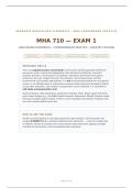 MHA 710 Exam 1 &ndash; Healthcare Economics Comprehensive Practice 2026&sol;2027 Edition