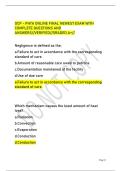 OCP - PHTA ONLINE FINAL NEWEST EXAM WITH &NewLine;COMPLETE QUESTIONS AND &NewLine;ANSWERS&sol;&sol;VERIFIED&sol;&sol;GRADED A&plus;&sol;&sol;