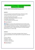 ATI RN Pediatrics Proctored &ndash; Assessment Technologies &NewLine;Institute &lpar;ATI&rpar; &ndash; 2026&sol;2027