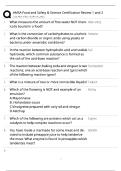 AMSA Food Safety and Science Certification Review 1 and 2 &sol; Score 100&percnt; &sol; New Version &sol; Exam Prep Guide&NewLine;&NewLine;