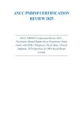 ANCC PMHNP Certification Review &vert; Psychiatric-Mental Health Nurse Practitioner Board Exam Study Guide &vert; Practice Questions & Exam Prep