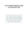 ANCC PMHNP Certification Exam Review &vert; PMHNP-BC Study Guide &vert; Psychiatric-Mental Health Nurse Practitioner Exam Prep