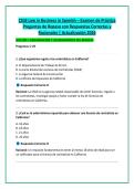 CSLB Law in Business in Spanish &ndash; Examen de Pr&aacute;ctica &NewLine;Preguntas de Repaso con Respuestas Correctas y &NewLine;Racionales &vert; Actualizaci&oacute;n 2026 